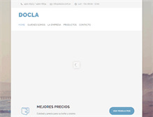 Tablet Screenshot of docla.com.ar